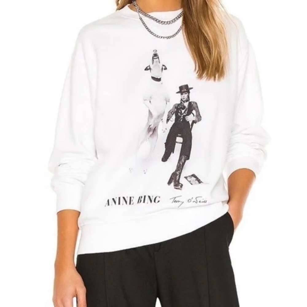 NWT Anine Bing AB x David Bowie sweatshirt